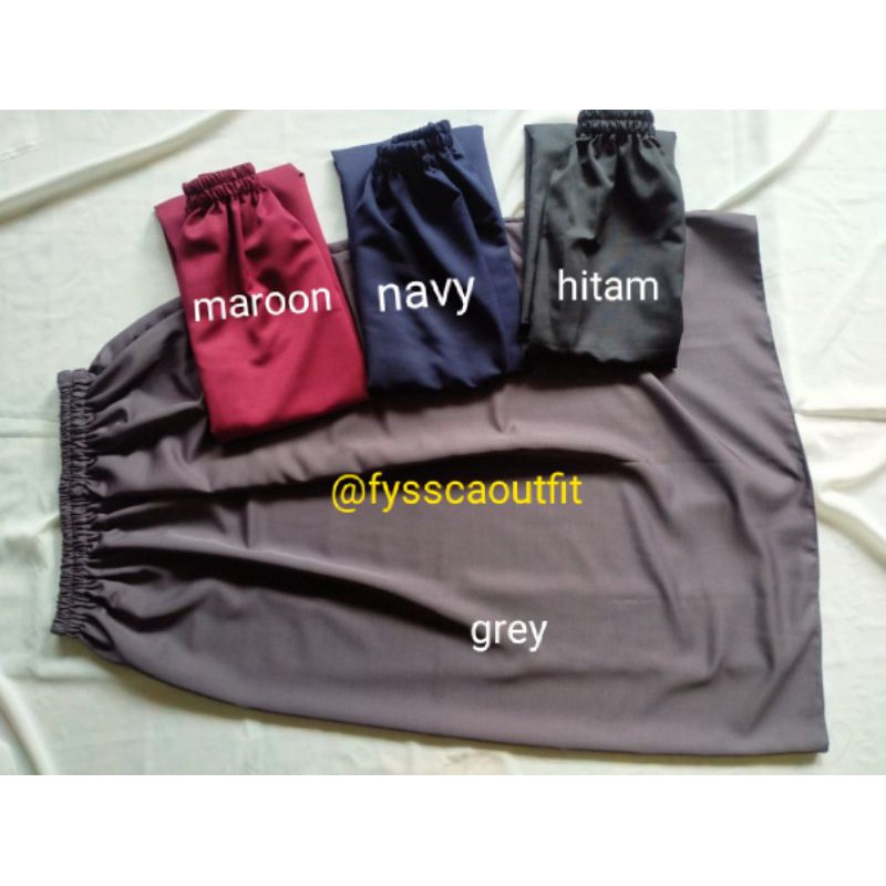 rok instan karet pinggang - fysscaoutfit