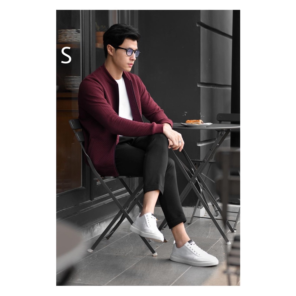 COMFY JACKET Maroon (S) by Heymale.id Male.id