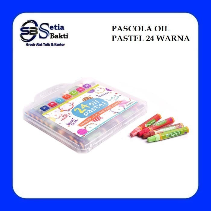 

PASTEL-DRY-OIL- PASCOLA OIL PASTEL | CRAYON PASCOLA 24 WARNA ( 1 SET ) -OIL-DRY-PASTEL.