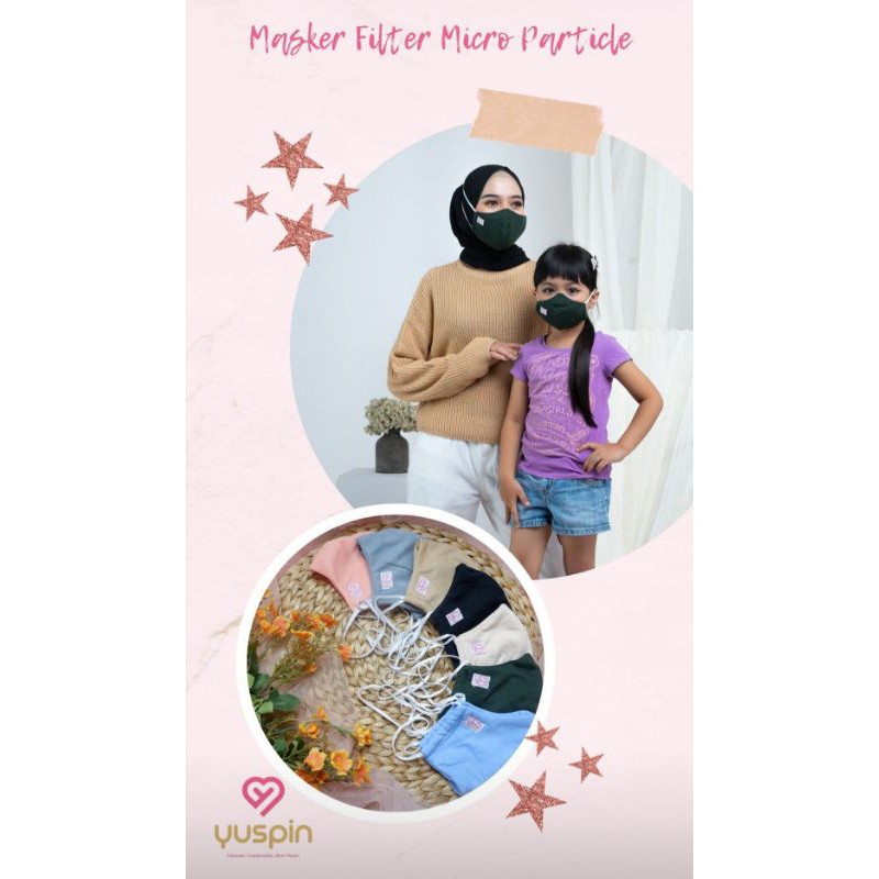 masker yuspin dewasa dan anak