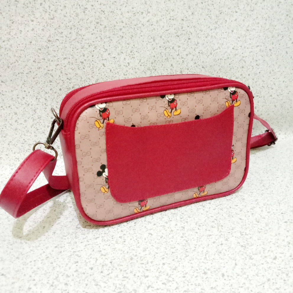 TAS WANITA GG MICKY MOUSE 2 RUANG