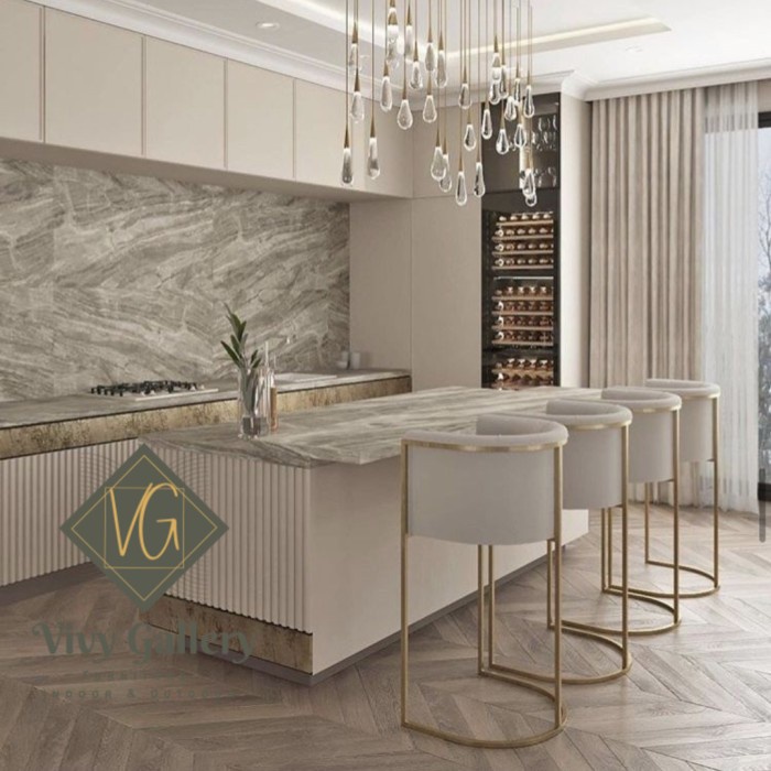 Kursi Bar Stainless Gold Custom