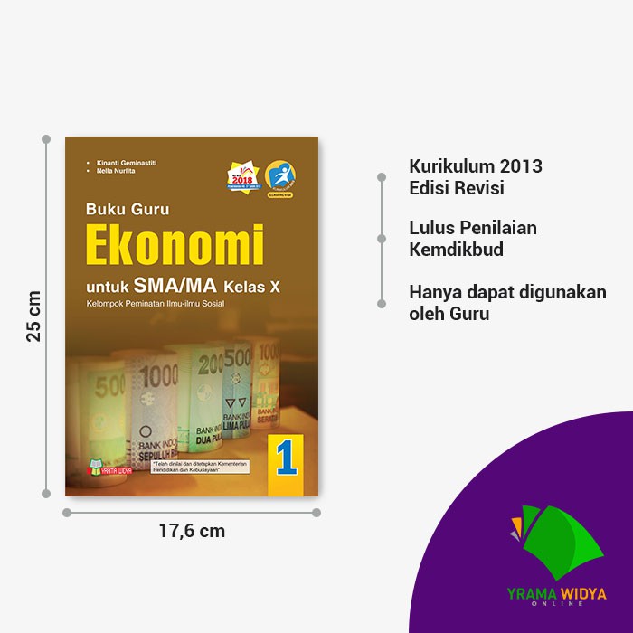 Yrama Widya - Buku Guru Ekonomi untuk SMA/MA Kelas X Peminatan