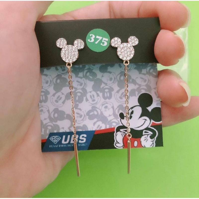 Giwang panjang mickey mouse full mata kadar 375 8K UBS
