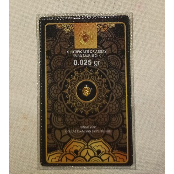 Mini Gold Black Series 0,025 gram