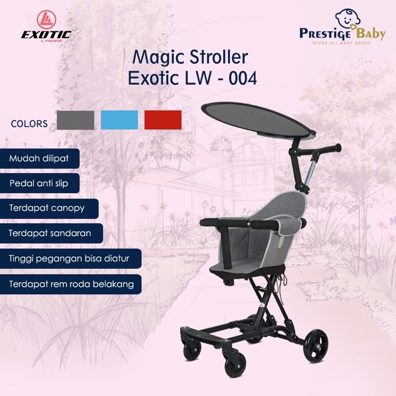 KERETA MAGIC STROLLER EXOTIC LW-004 & LW-003