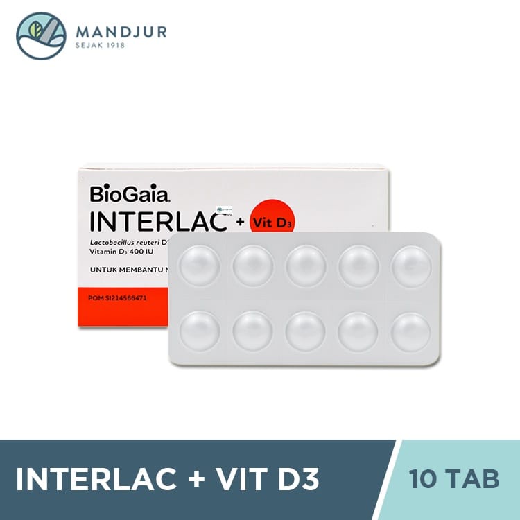 Interlac 10 Tablet Vitamin D3