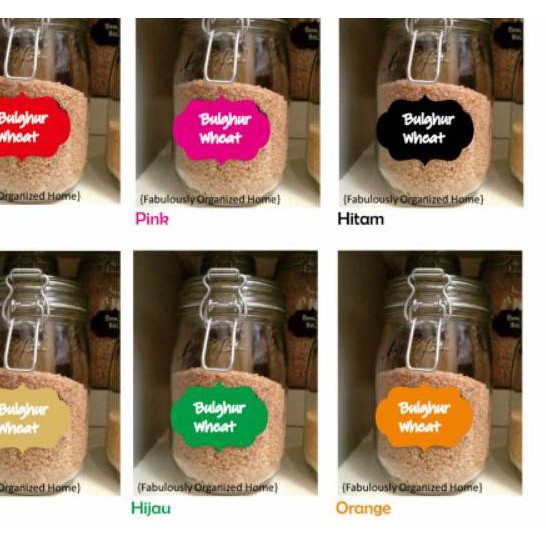 

Segera Stiker Label Bumbu Dapur /Organizer/ Pantry Waterproof + Spidol