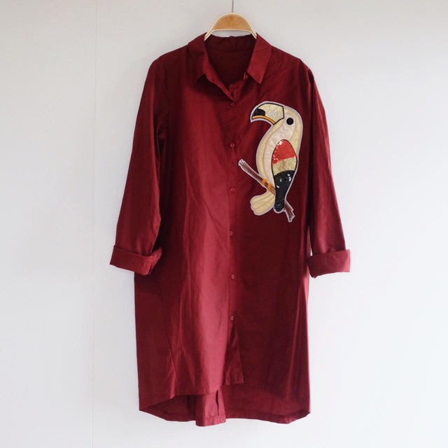 Birdy Dress - Dress Midi Dress Etnik Premium Import