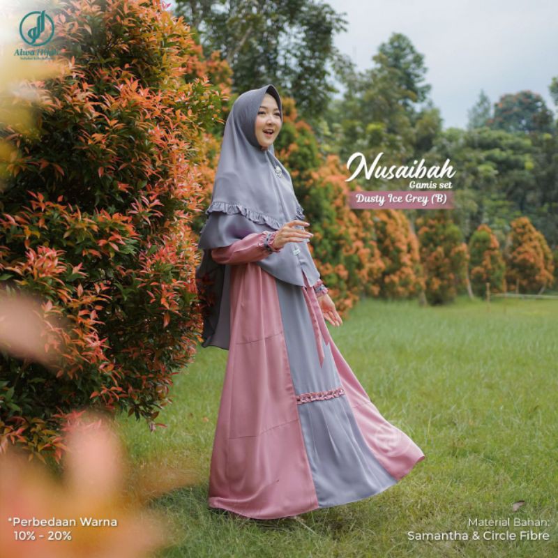 GAMIS SET NUSAIBAH BY ALWA HIJAB