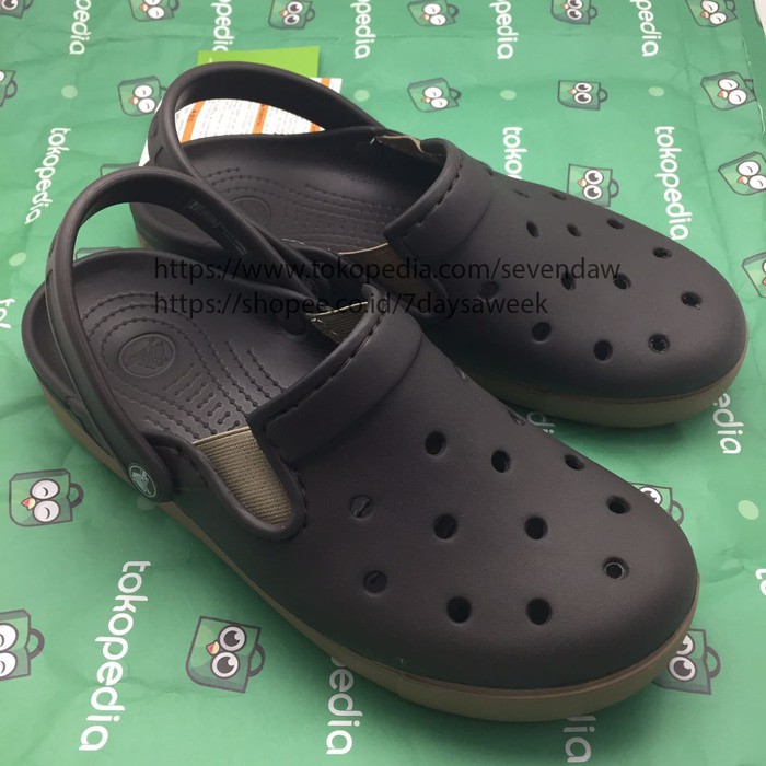 lime green crocs mens