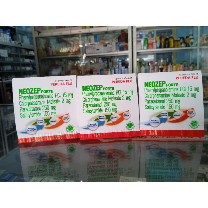 Jual NEOZEP TABLET ISI4 | Shopee Indonesia