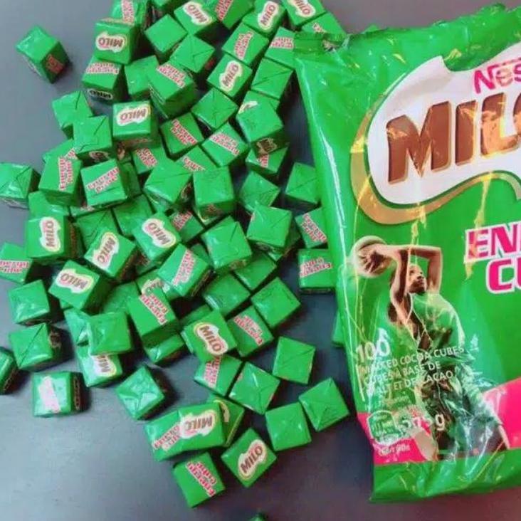 

Diskon Jumbo / ZQD Milo Cube isi 100 /Milo Kotak/ Permen Milo. //Stock Banyak