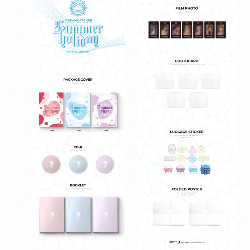 [READY STOCK] DREAMCATCHER - Summer Holiday Normal &amp; Limited Edition SEALED + POB (Normal ver.)