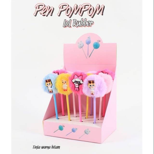 

Pen Pom Pom LOL Rubber Satuan / Grosir