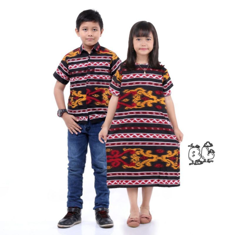 BATIK COUPLE DRESS LANCIP MOTIV SONGKET