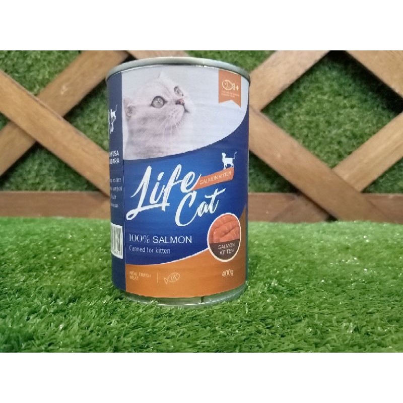 Life Cat Makanan Kucing Kaleng 400Gr / cat wetfood/kitten tuna/salmon