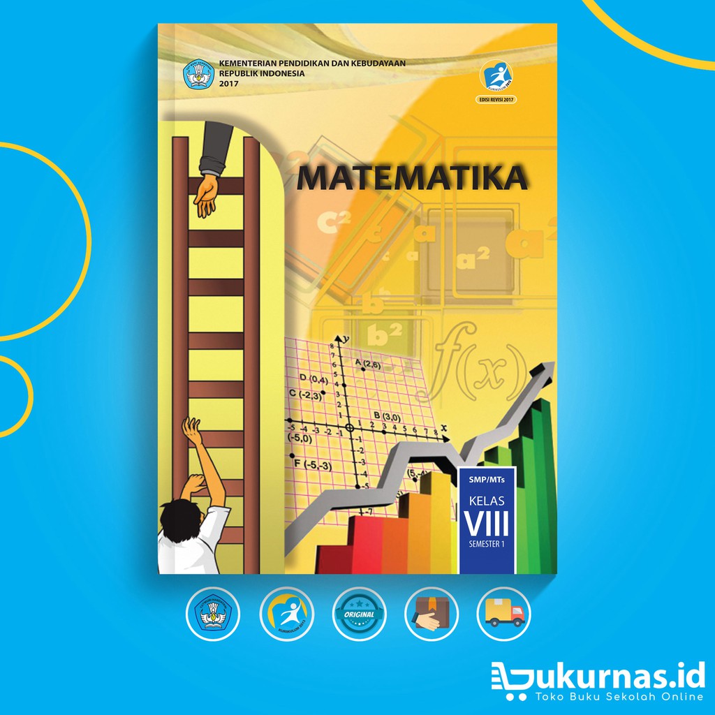 Buku Matematika SMP Kelas 8 Semester 1 K13 Revisi Terbaru