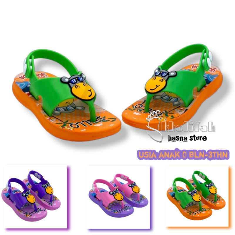 sandal anak Unisex 0bln-3thn karakter lucu sapi imut yumeida A21041xs