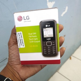 Jual Hp Jadul LG B220 Dual SIM Fullset Indosat Only | Shopee Indonesia