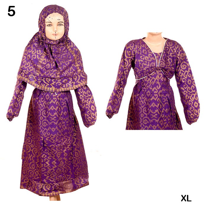 Gamis Anak Plus Jilbab Fadya