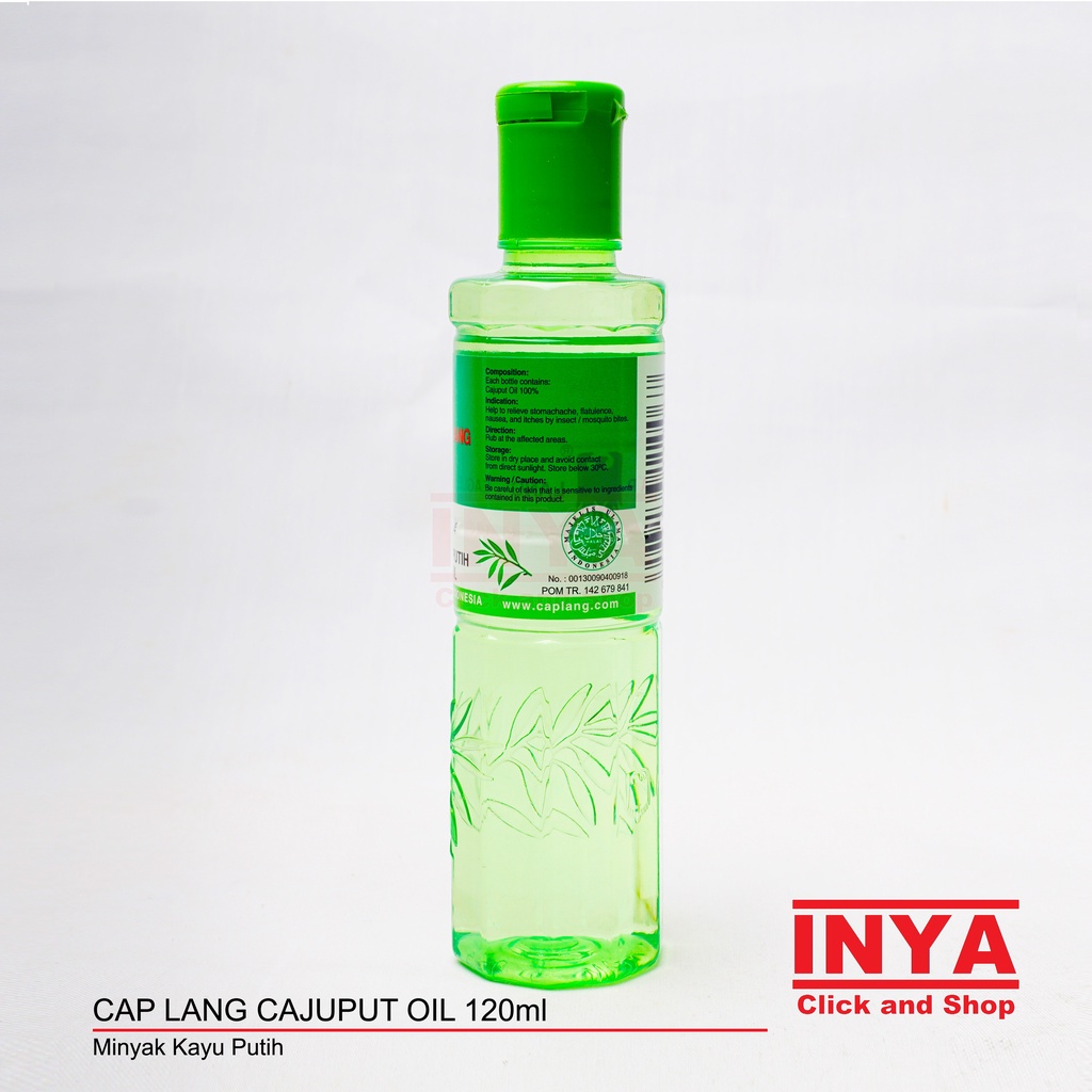 MINYAK KAYU PUTIH CAP LANG - CAJUPUT OIL 120ml - Massage - Pijat