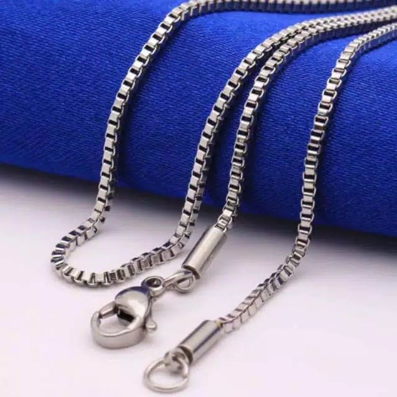 kalung titanium italy silver