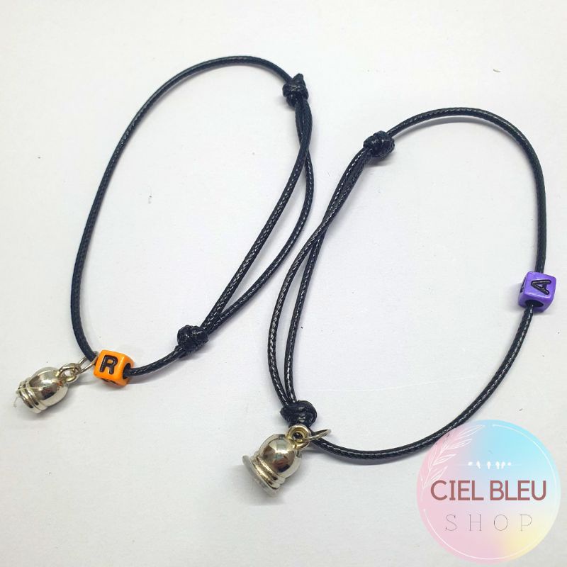 Set Gelang Couple Magnet / Bracelet Valentine Couple Magnetic Termurah