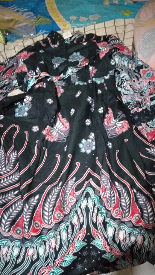 Baju Batik Couple Gamis Jumbo Murah Pasangan Modern Muslim | Devanna