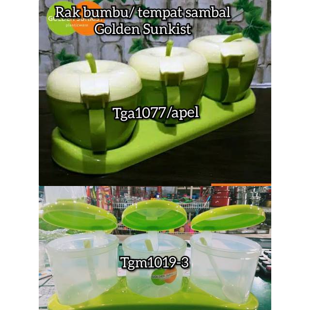 Tempat bumbu golden sunkist tempat sambal golden sunkist