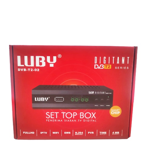 Set Top Box Luby STB TV Digital T2 01/02