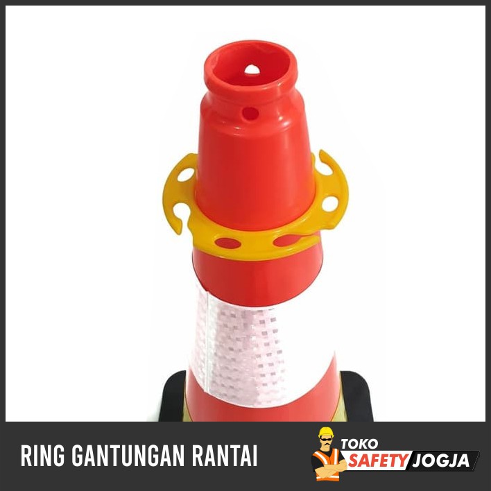 RING GANTUNGAN CAKRAM RANTAI PLASTIK TRAFFIC CONE