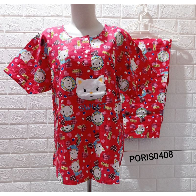 Baju Tidur Piyama HOKI CP Katun (sweet cat 1)