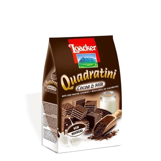 

LOACKER Quadratini Cocoa & Milk - 125 gr