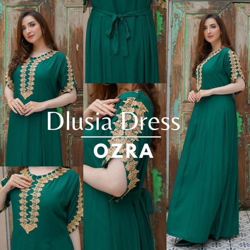 Daster arab Dlusia OZRA Dress Rayon Original Label