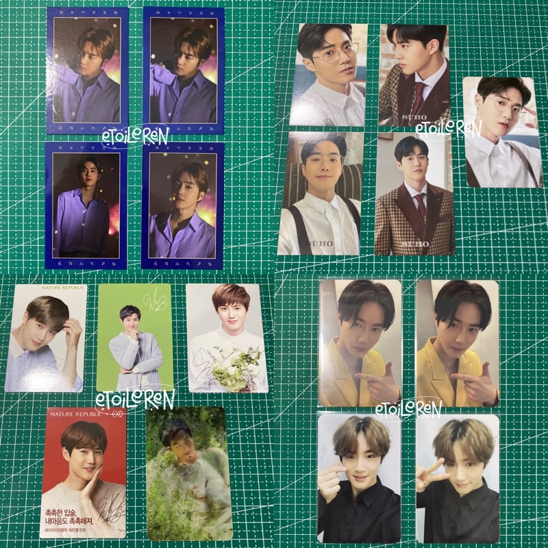 Suho Photocard PC EXO Season Greetings 2019 2020 Nature Republic EXO-L Ace Kit