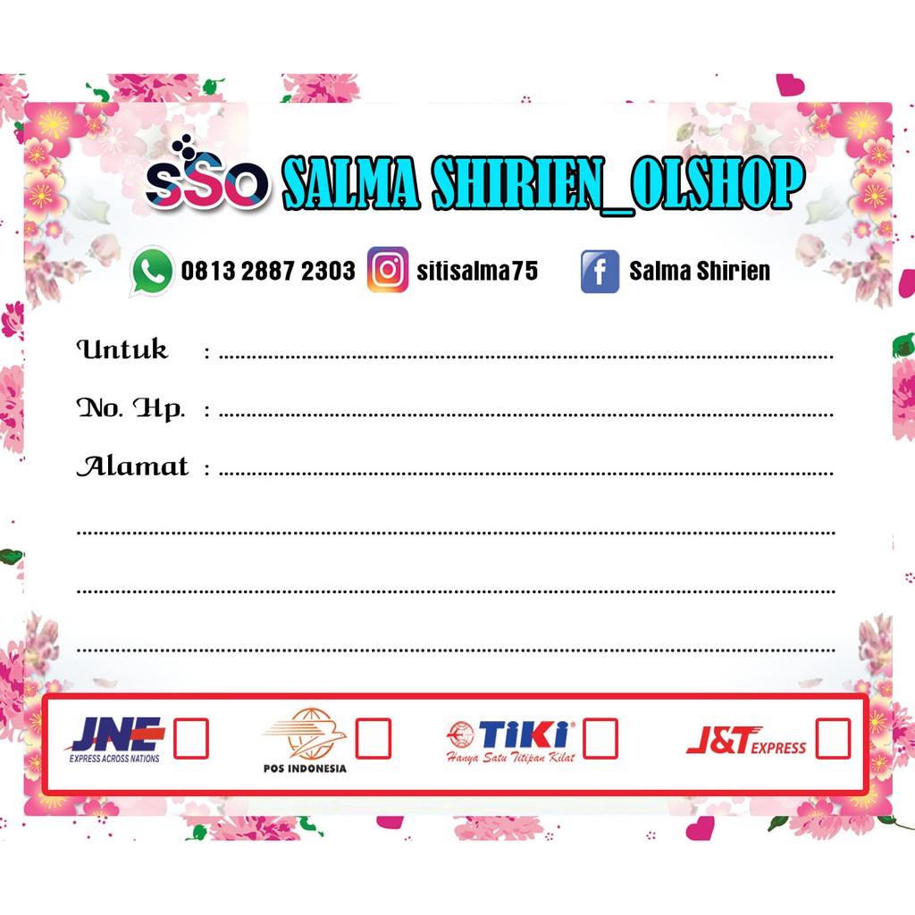 

Stiker pengiriman olshop-label pengiriman termurah