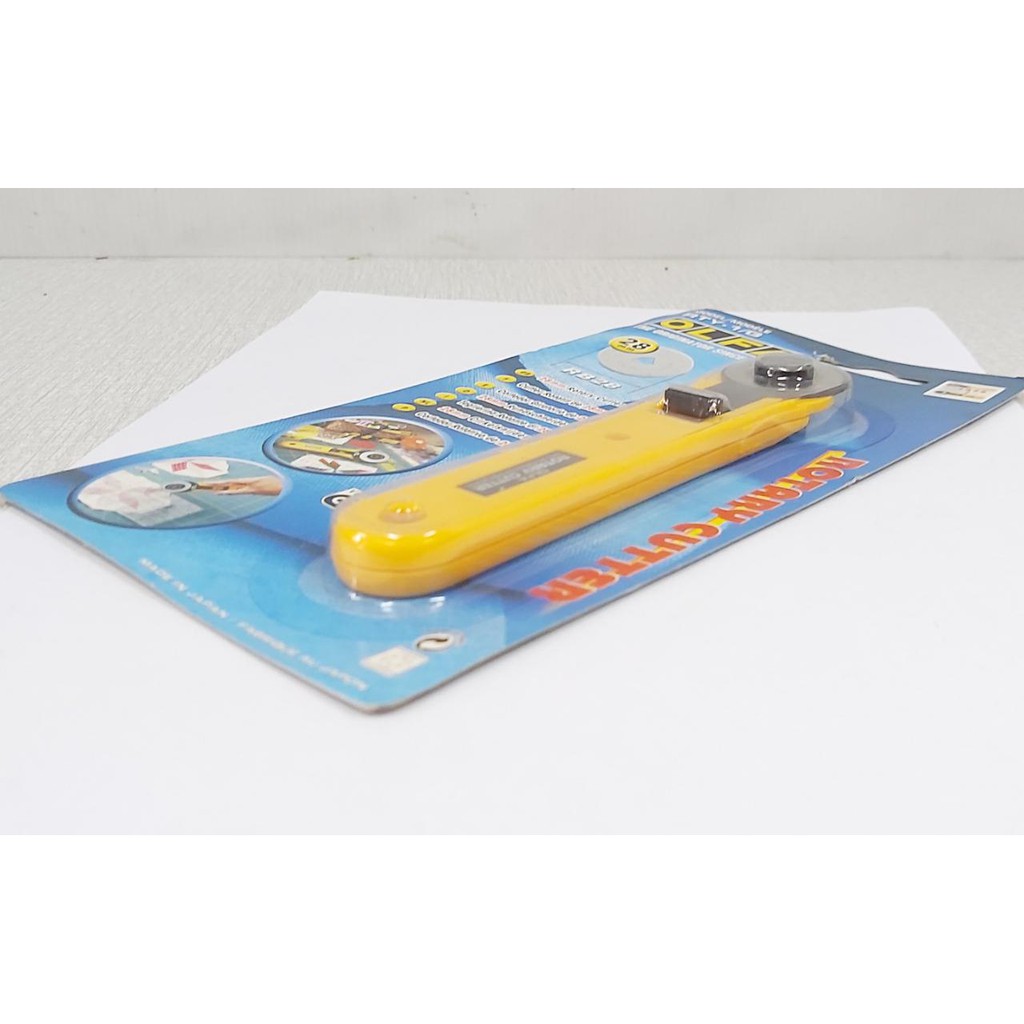 Jual alat potong rotary Cutter merk Olfa 28mm Model RTY-1G JAPAN ASLI