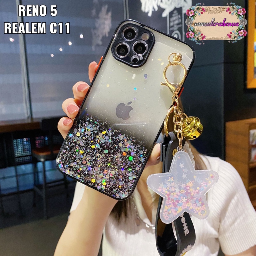 Y014 SOFTCASE FUZE GLITTER PELINDUNG KAMERA OPPO A53 A33 RENO 4F 5 5F A74 A95 SB2991