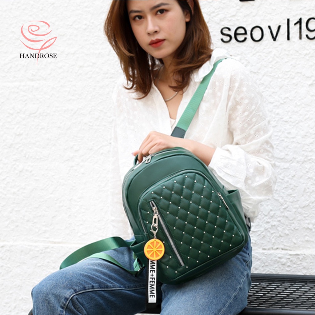 Handrose - Tas Wanita Terbaru / Tas Wanita Fashion / Tas Ransel Wanita / Tas Backpack Wanita / Tas Gendong Wanita / Tas Ransel Wanita Korea / Tas Punggung Wanita / Tas Ransel Terbaru