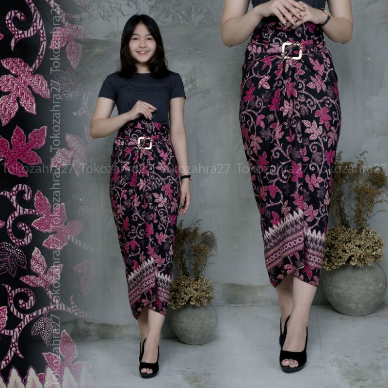 Rok Lilit Modern Motif Paya Rok Kondangan Bawahan Kebaya Rok Wisuda