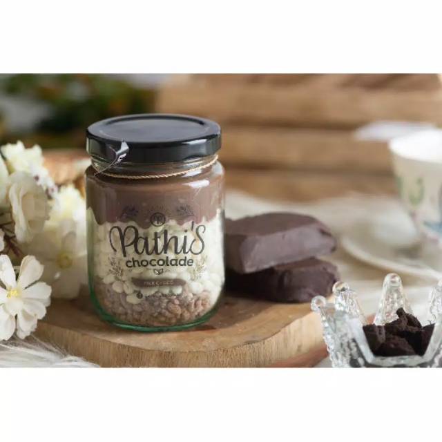 Milk choco - choco in jar | PATHIS CHOCOLADE