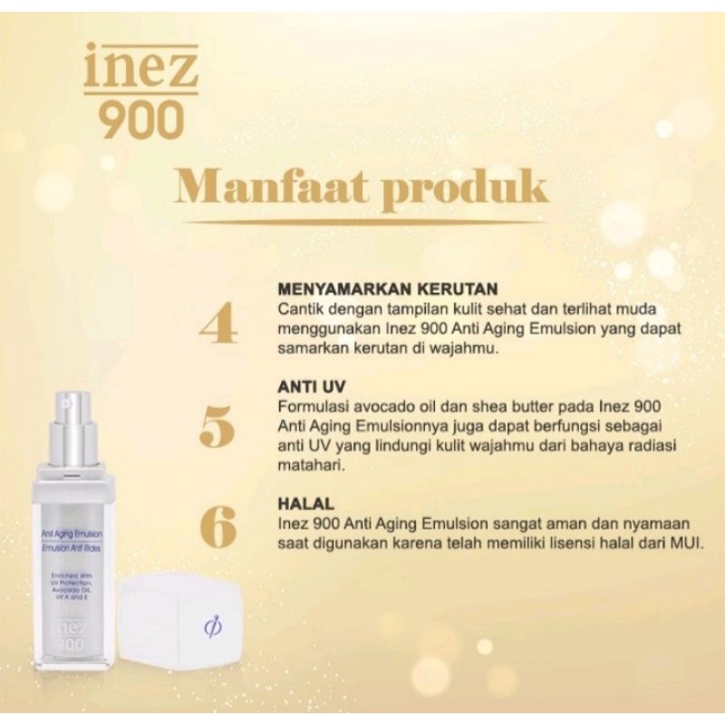 Inez 900 Anti Aging Emulsion