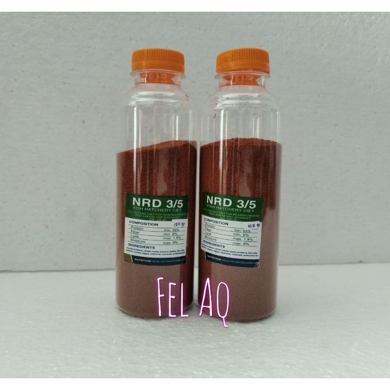 Pelet NRD 2/3 3/5 5/8 G12 100g 200 300 500 800 Mikron Micron Original 100 gram Pakan Ikan Burayak Cu