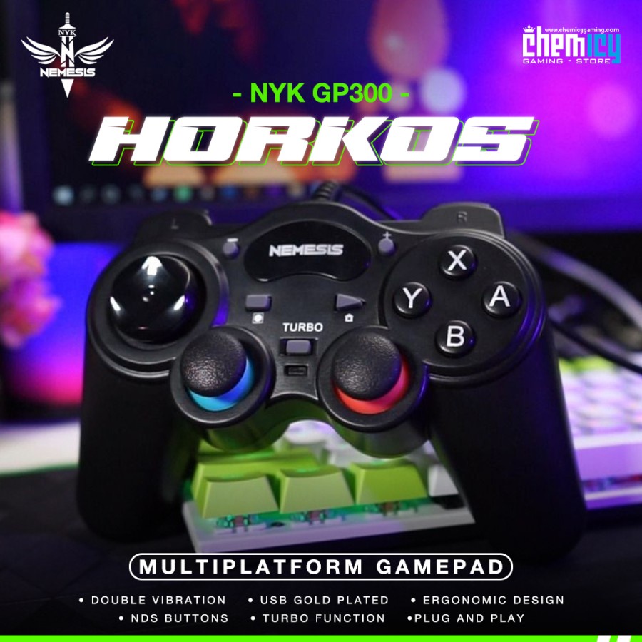 NYK GP300 / GP-300 Horkos Multiplatform Gamepad / Joystick / Stick