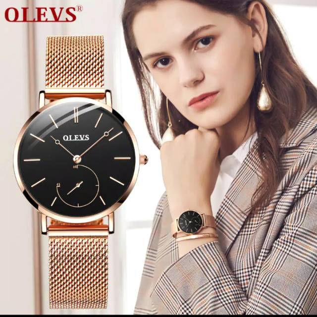 (COD) JAM TANGAN WANITA OLEVS ORIGINAL