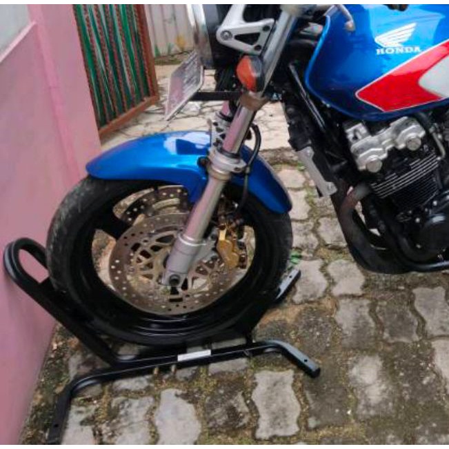 Standar Paddock depan Wheel clamp Pedok depan ZX25R, ZX10R, XSR, NINJA FI OLD/NEW, NINJA 150 R/RR PE