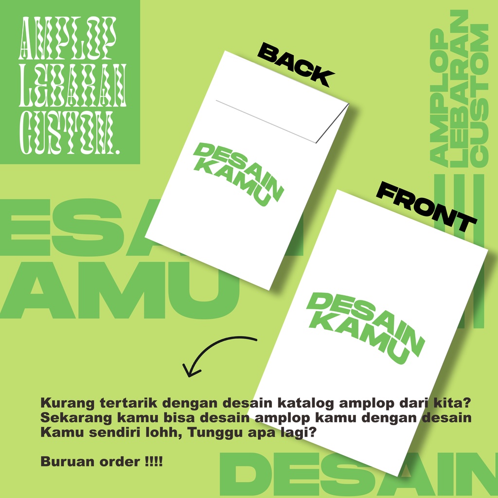 

AMPLOP CUSTOM 1 PCK ISI 10pcs LEBARAN NATAL IMLEK DLL DESAIN SENDIRI