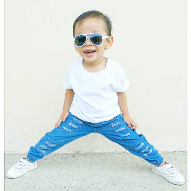 JOGGER JEANS RIPPED Celana Anak Panjang