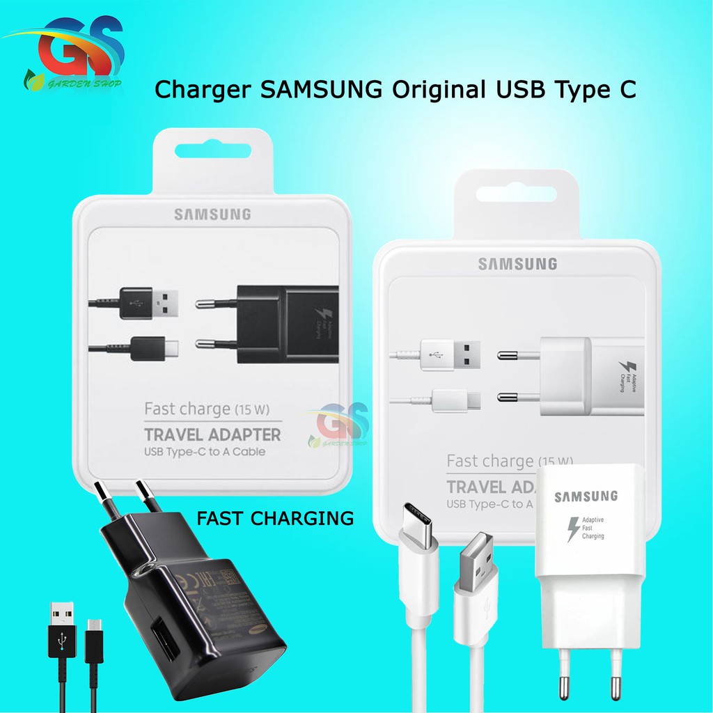 Charger Samsung Fast Charging  type C Fast Charging/ Charger S10 S9 S8 A50 A30 M30 M20